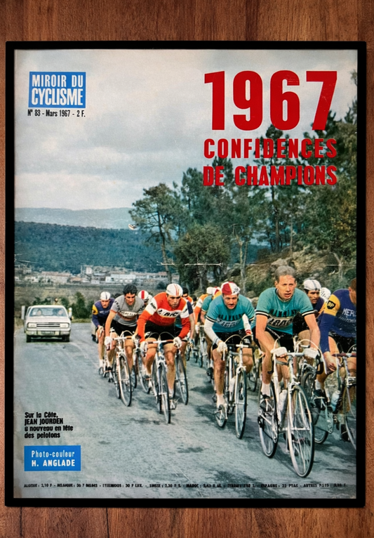 Tour de France 1967 original magazine cover artwork