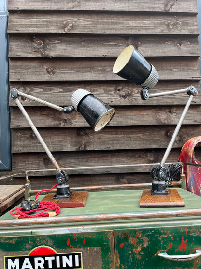 Vintage Machinist Lamp c1960s by LoVo