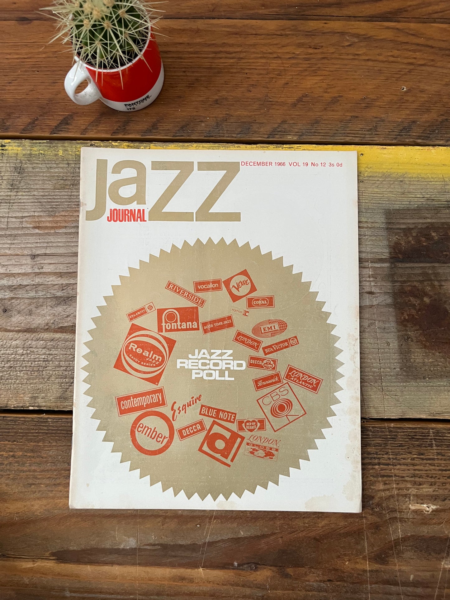 Vintage Jazz Journal Magazine cover Artwork - 1966