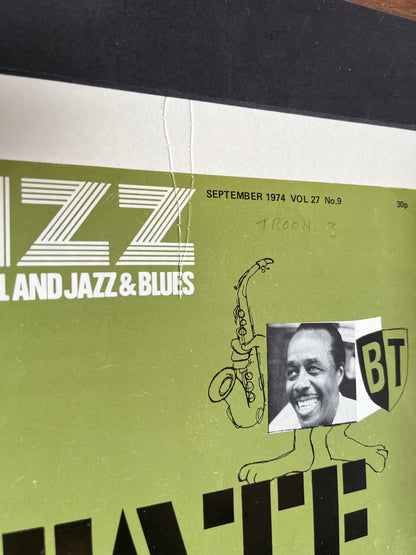 Vintage Jazz Journal Magazine cover Artwork - 1974