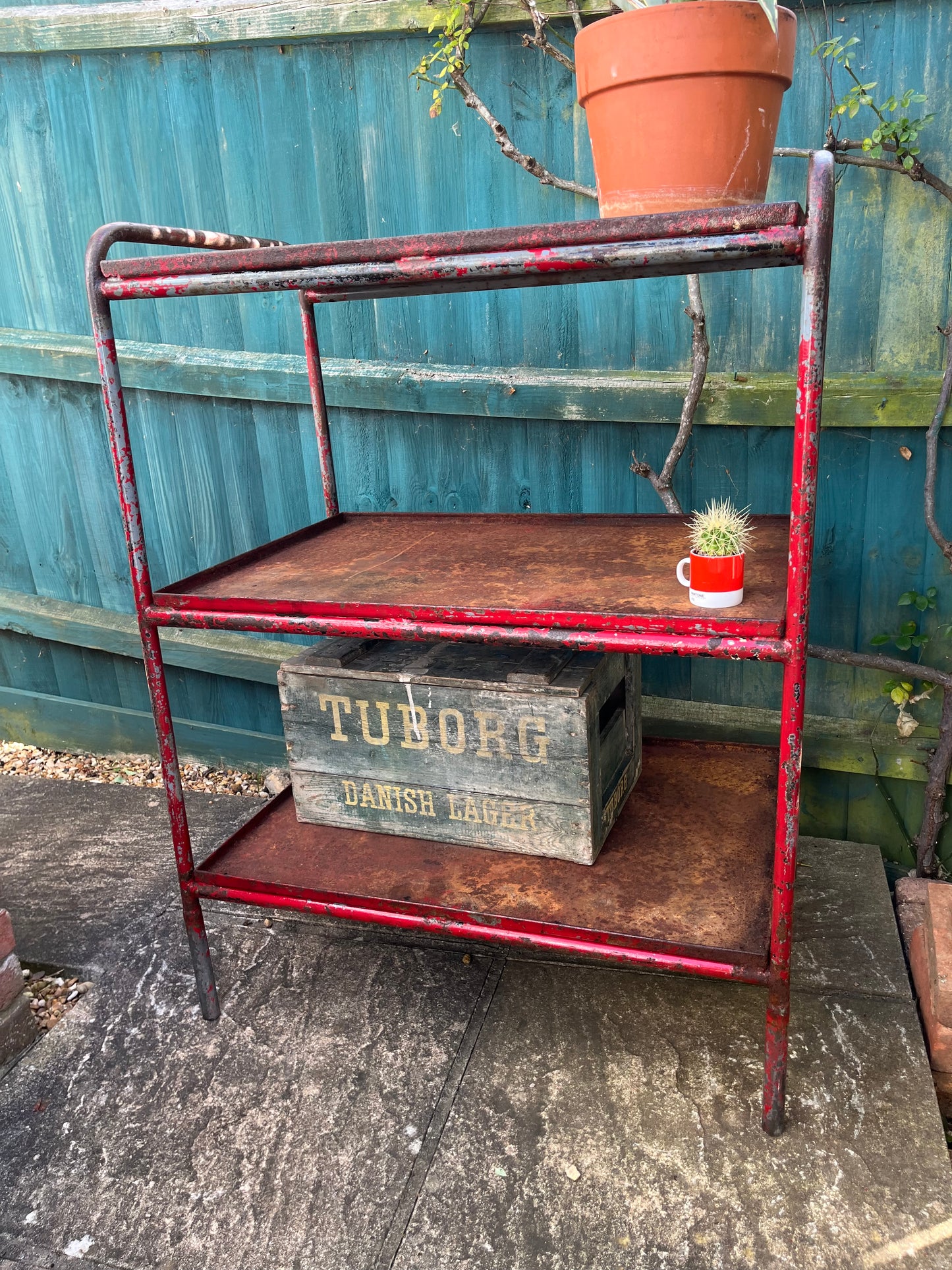 Industrial shelving unit Bauhaus style