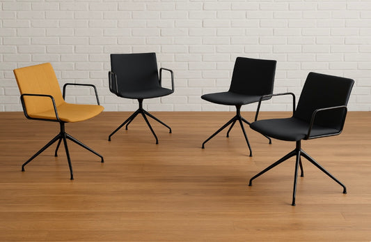 ARPER CATIFA 53 SWIVEL CHAIR STUDIO / OFFICE Mustard yellow