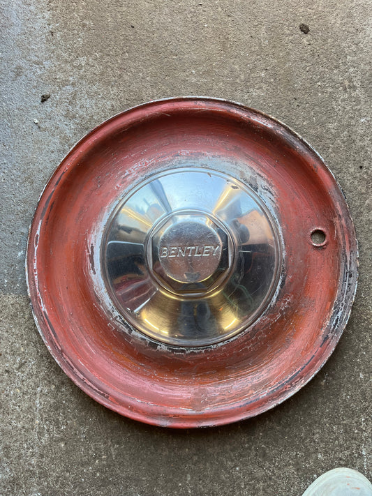 Vintage Bentley hubcap - Automotive wall art