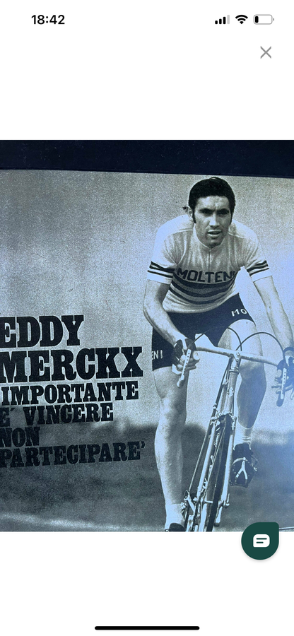 Eddy Merckx 1972 Molteni poster