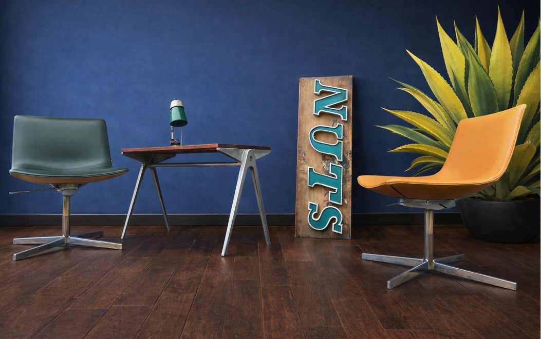 1950s James Leonard ESA Iroko School Table