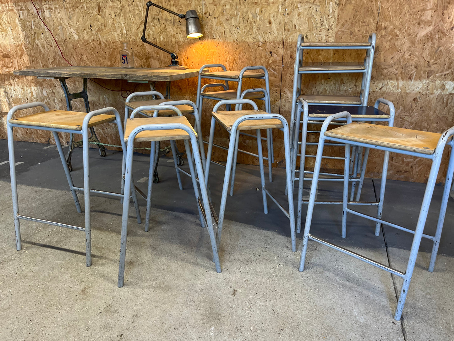 Vintage School Lab  Stool - Several available