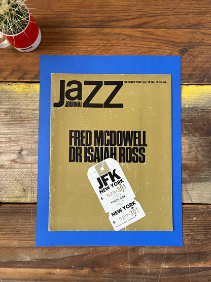 Vintage Jazz Journal Magazine cover Artwork - 1965