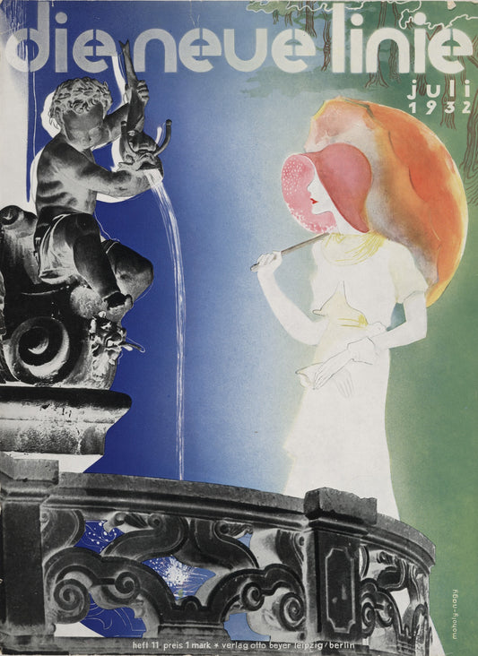 Die Neue Linie - Bauhaus poster July 1932 - Laszlo Moholy Nagy