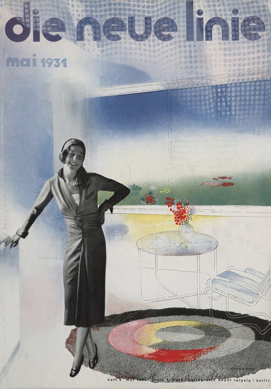 Die Neue Linie - Bauhaus poster Mai 1931 - Laszlo Moholy Nagy