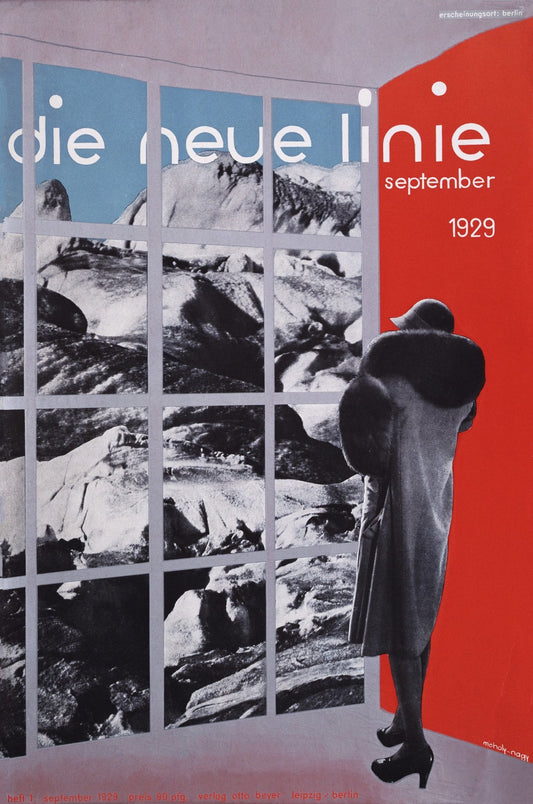 Bauhaus poster Die neue Linie, September 1929 - Laszlo Moholy Nagy
