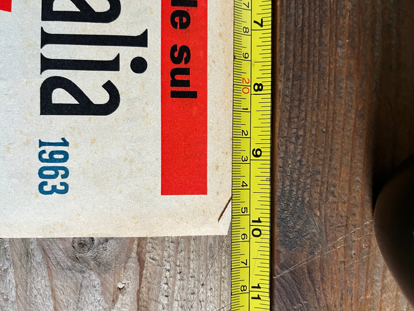 Giro d'italia Magazine original artwork 1963