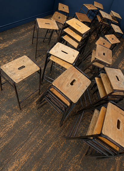 Vintage School Lab Stool - Thirty available