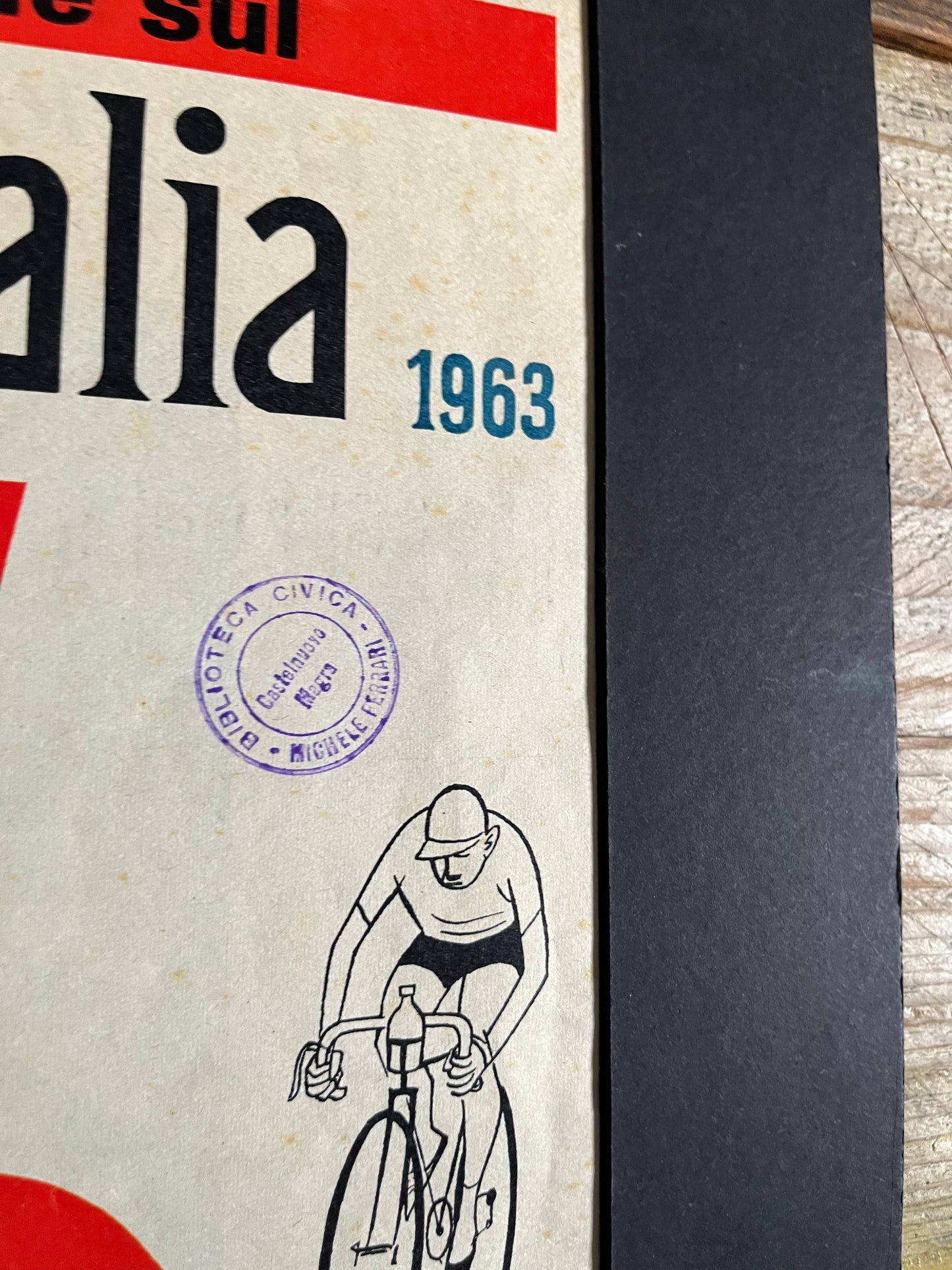 Giro d'italia Magazine original artwork 1963