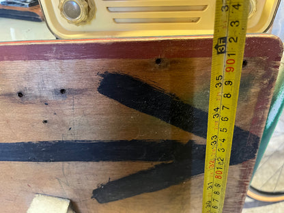“Ici” reclaimed shop lettering custom sign