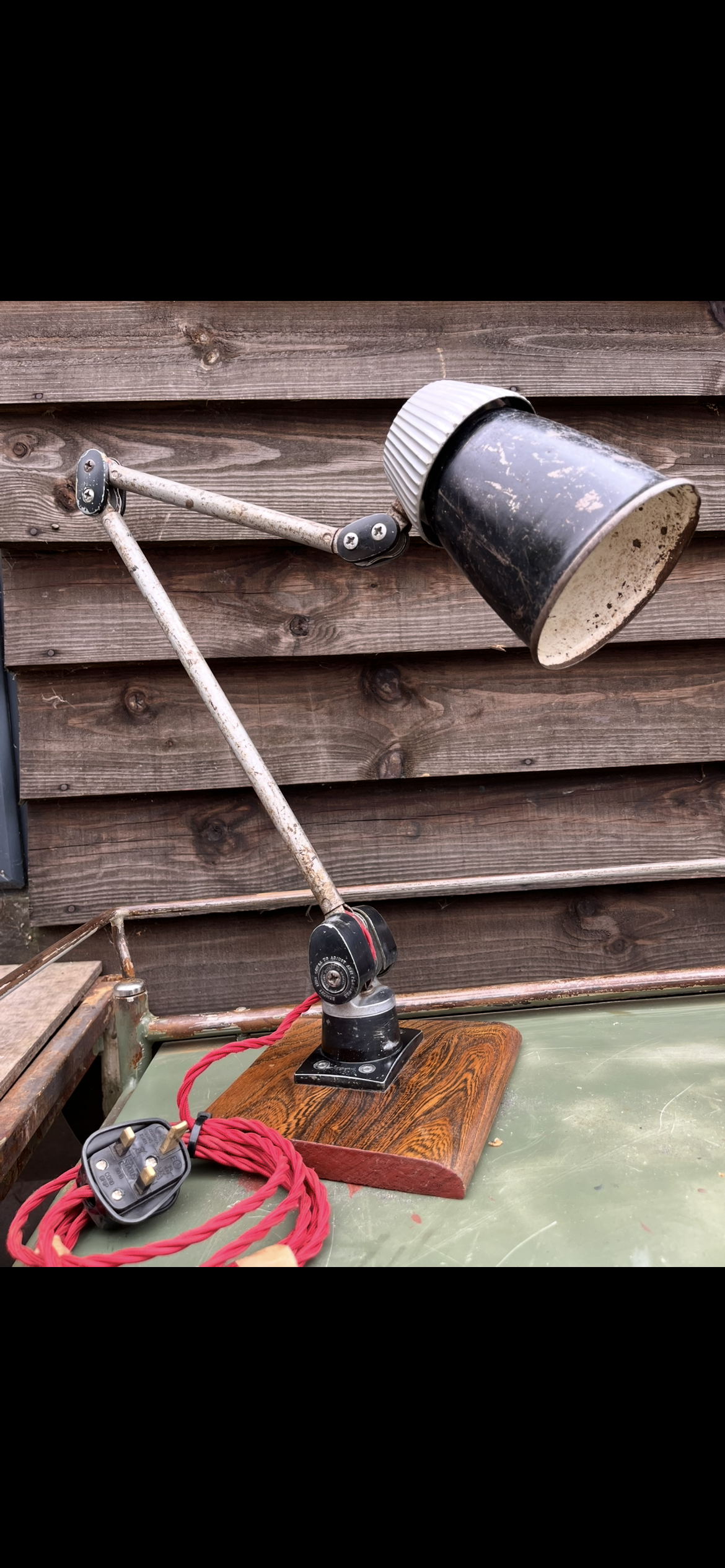 Vintage Machinist Lamp c1960s by LoVo