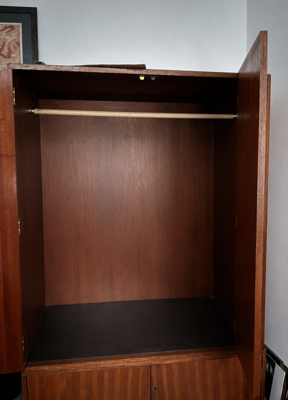 Vintage 1960s brutalist School Iroko cupboard Mid Century By Enham