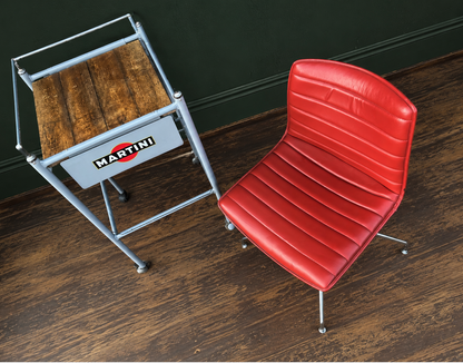 Martini logo drinks trolley