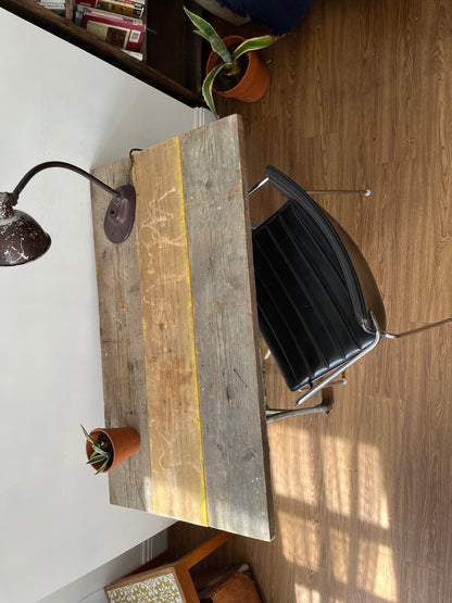 Industrial desk / table - Original with reclaimed top.