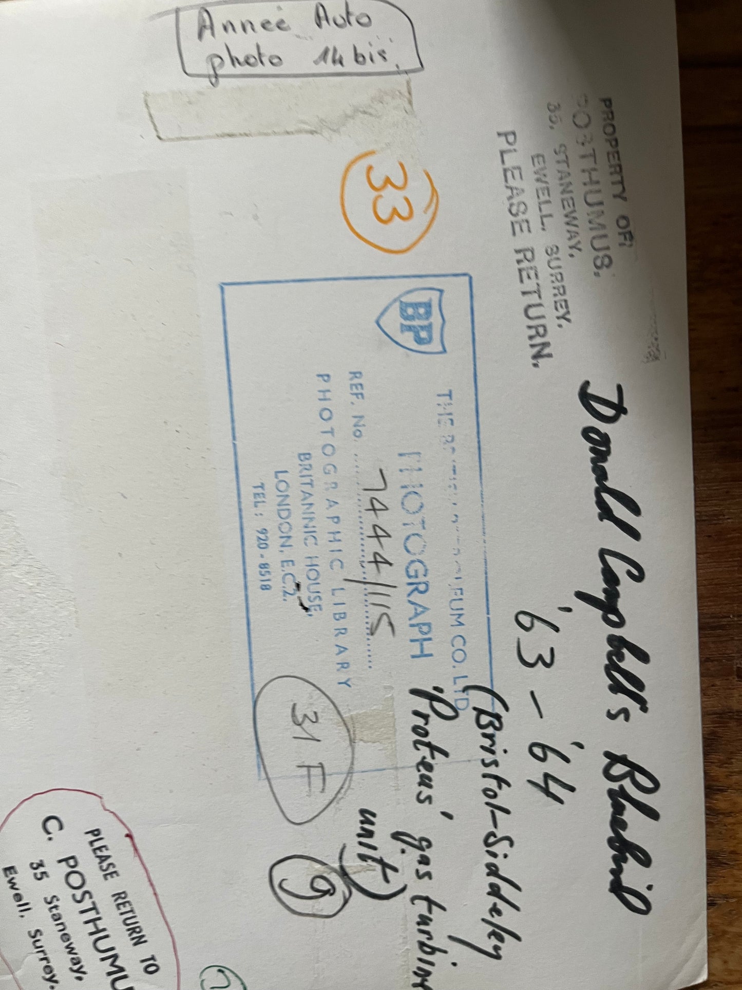 Original press photographs Bluebird 1963 Donald Campbell