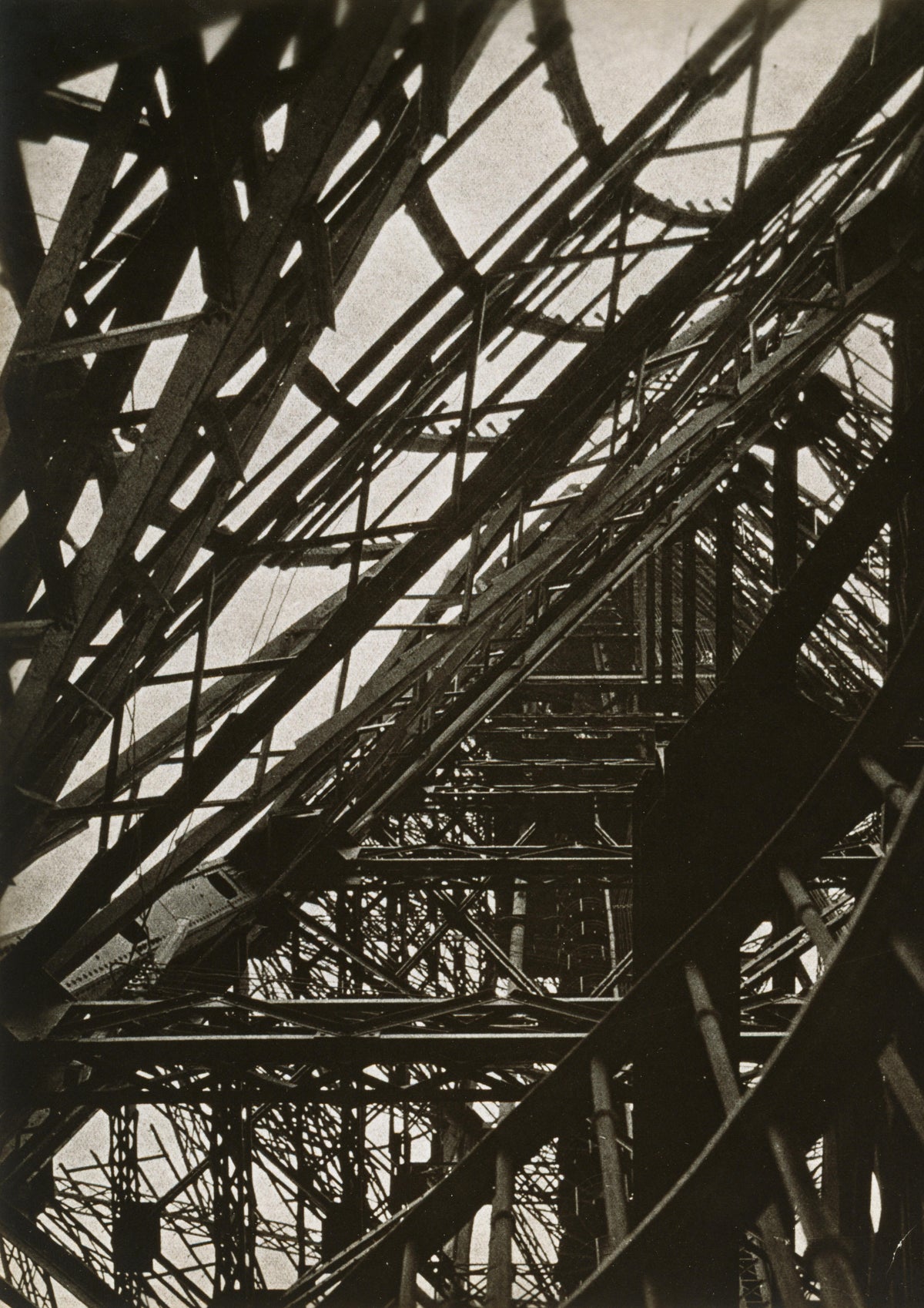 Eiffel Tower Detail c.1925 | Vintage Photography Print