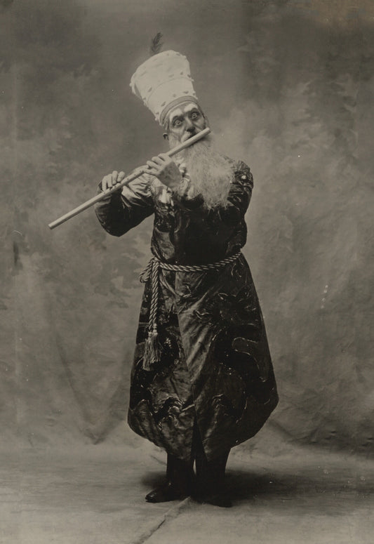 Enrico Cecchetti in Petrouchka vintage ballet poster.