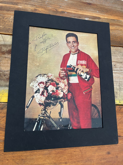 Vintage Cycling Print - Roger Rivière, St Raphael 1960