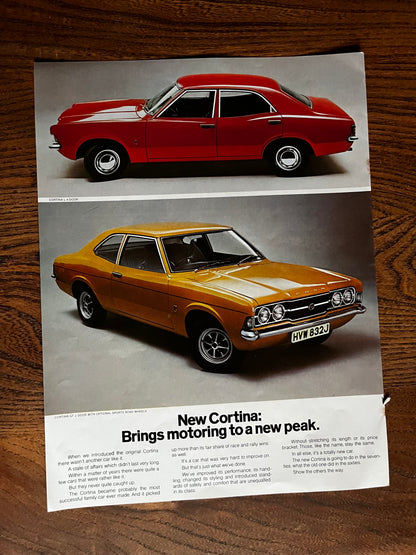 Ford Cortina Mk3 original advertisement