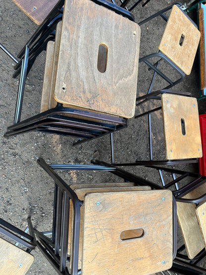 Vintage School Lab Stool - Thirty available