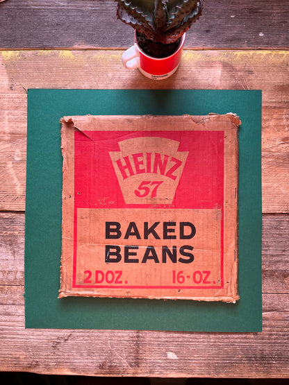 Heinz baked beans original artwork 1960s