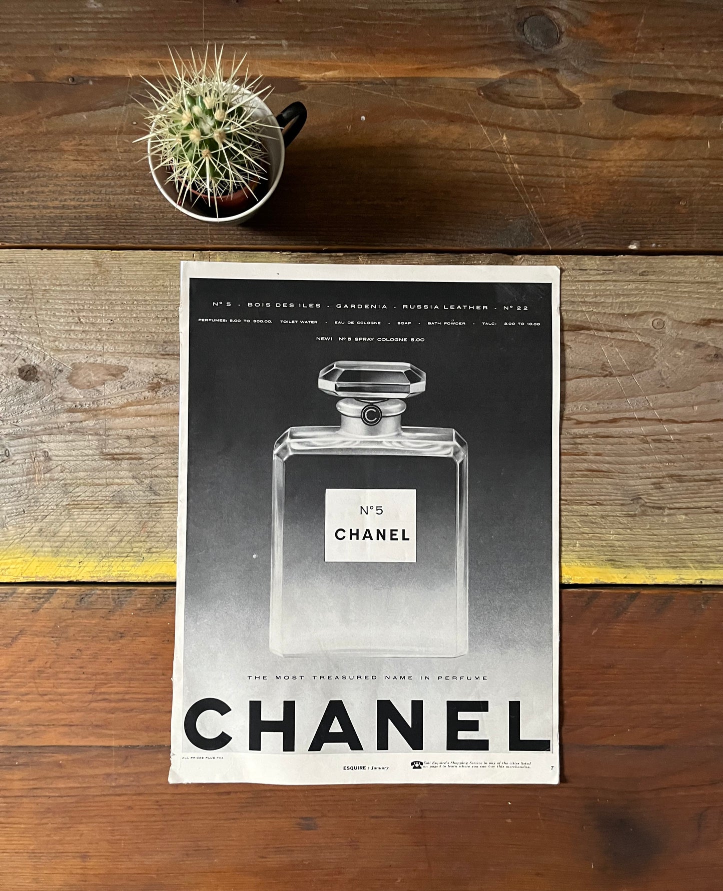 Chanel vintage advertisement c1960