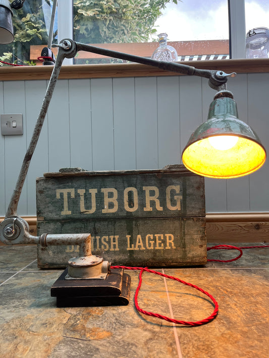 Vintage Machinist Lamp c1950s