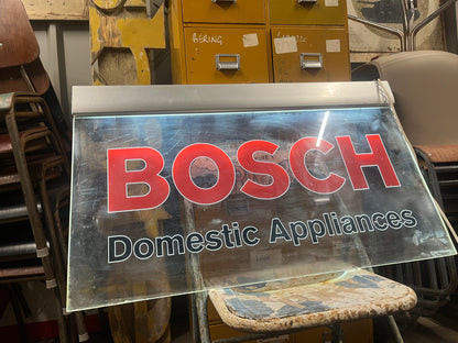 Bosch illuminated showroom sign c1980s