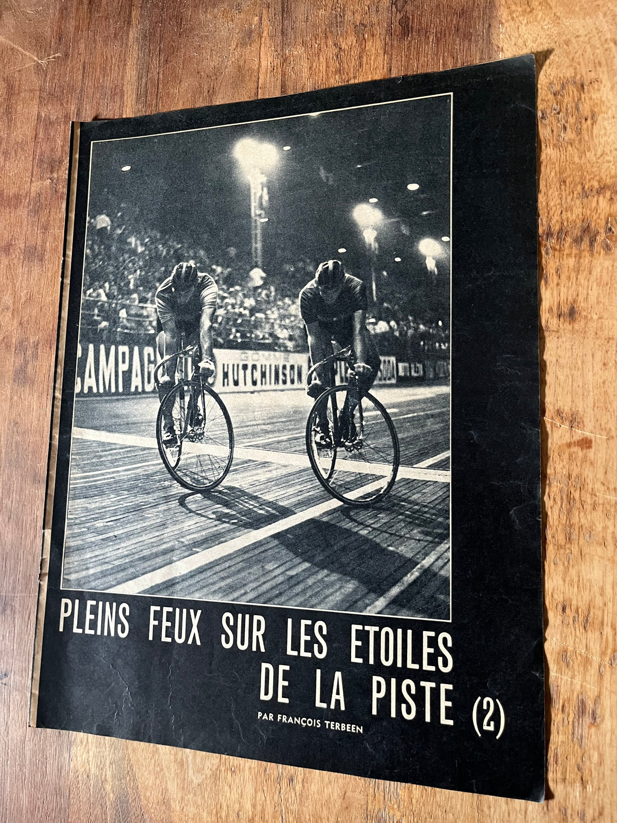 Vintage cycling poster Track / Pista c1960
