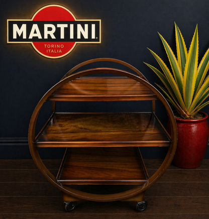 Art Deco era drinks trolley
