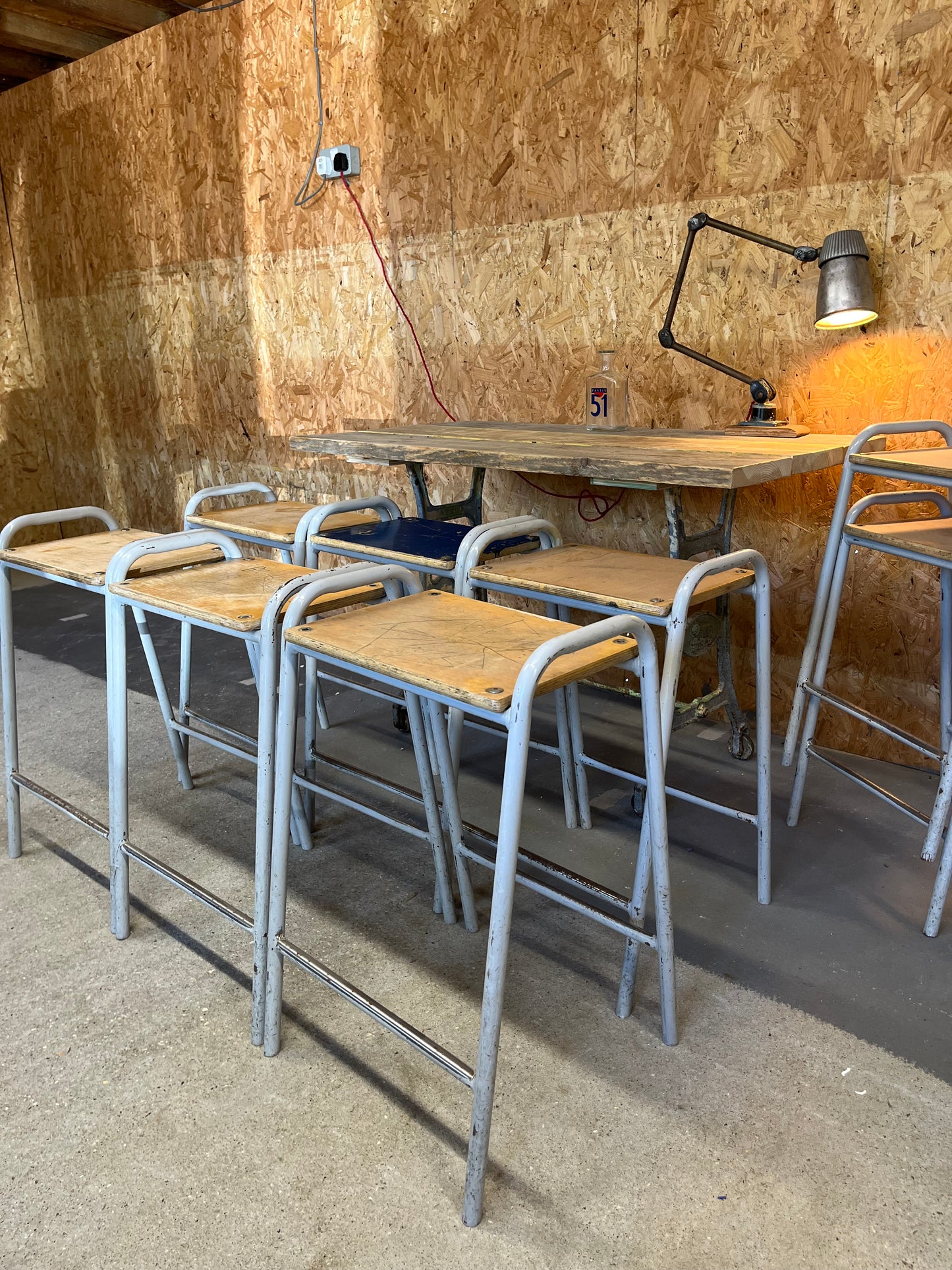 Vintage School Lab  Stool - Several available