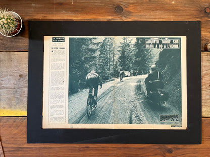Tour de France Jacques Anquetil c1963 Alps