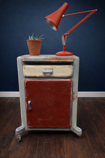 Vintage c1950s medical drawers / bedside cabinet