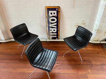 ARPER CATIFA 53 CHAIR  LEATHER STUDIO : SWIVEL CHAIR - EIGHT AVAILABLE