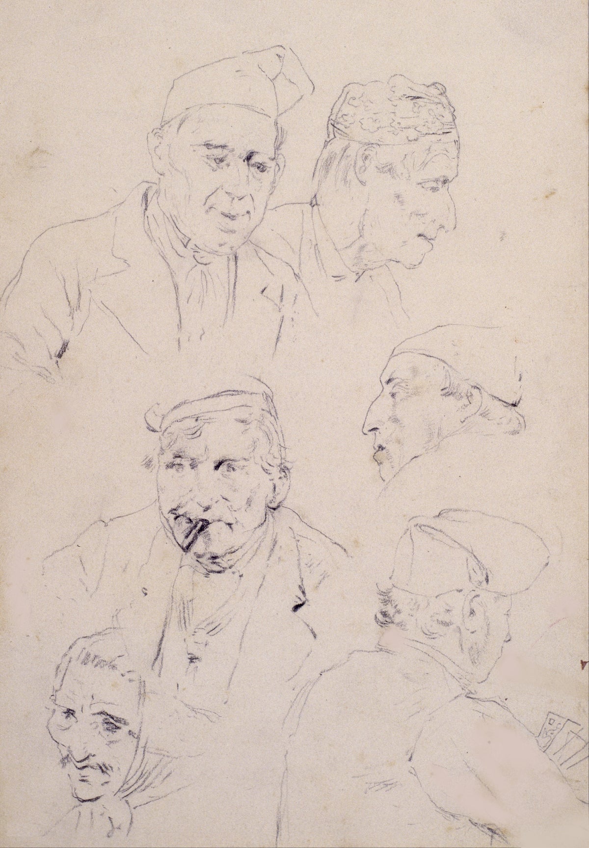 Farming Types c.1883 - Portrait Studies Art Print