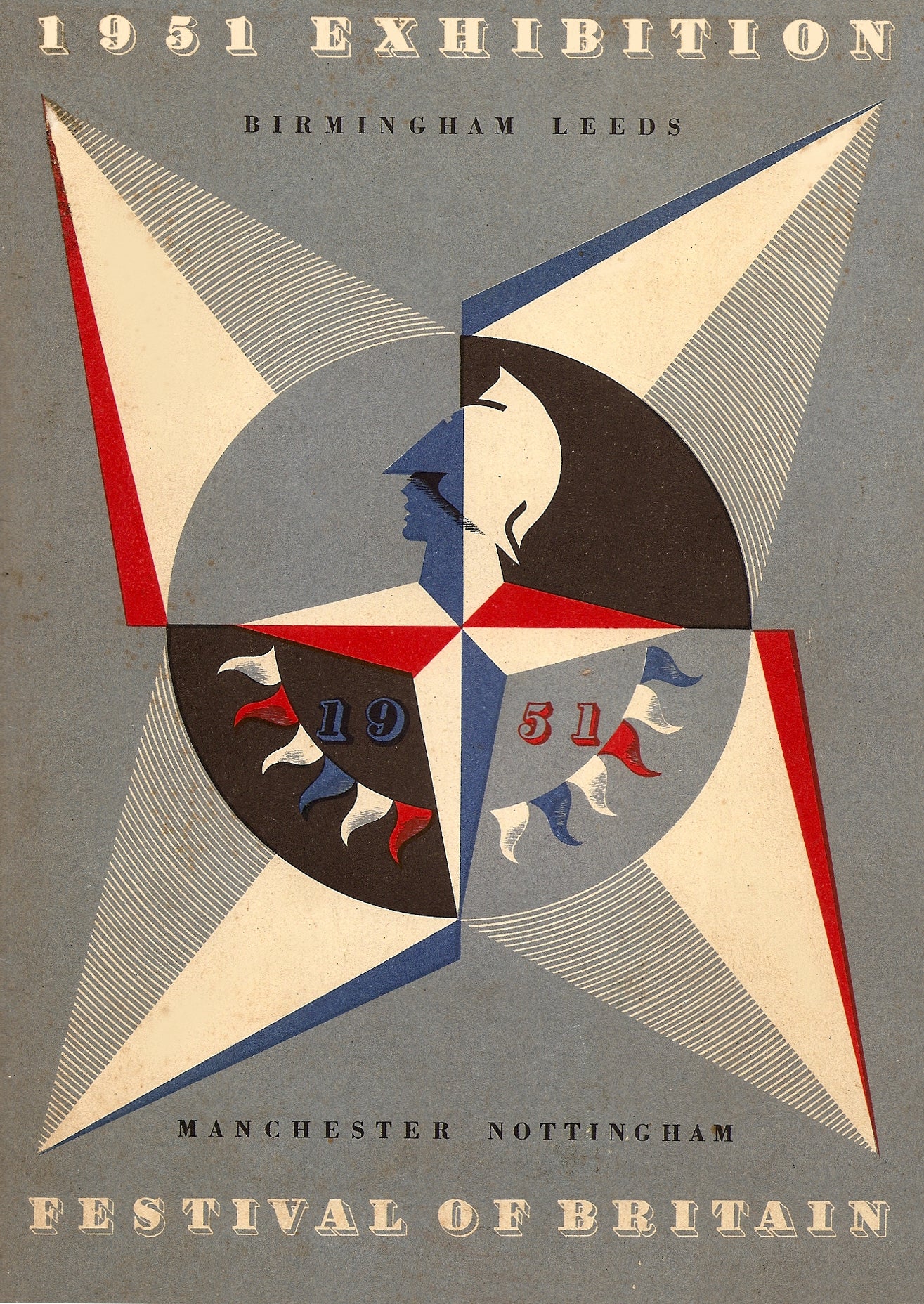 Vintage travel poster - Festival of Britain 1951