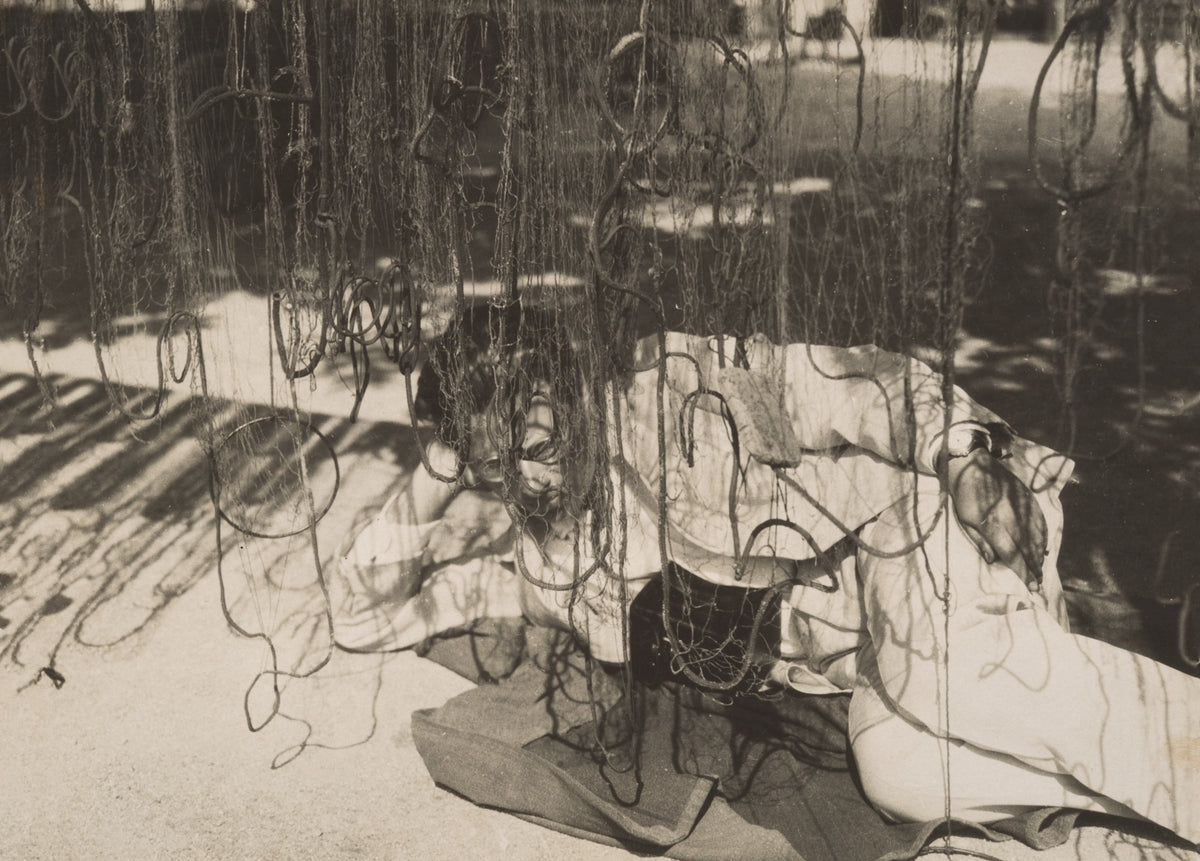 Fishing Nets on Isola Bella 1930 | Vintage Photography Print