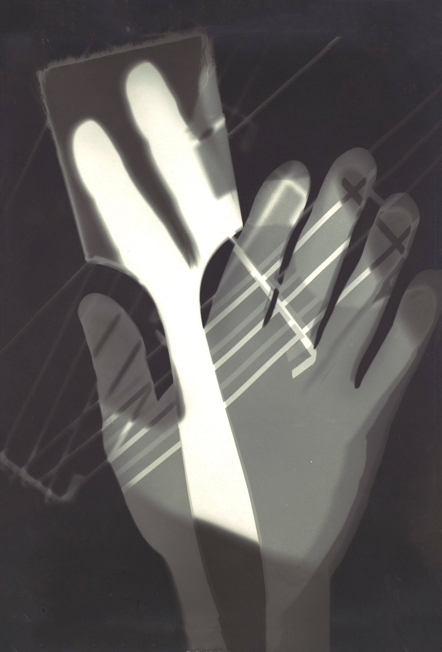 Bauhaus Lazslo Moholy Nagy Fotogram c1926