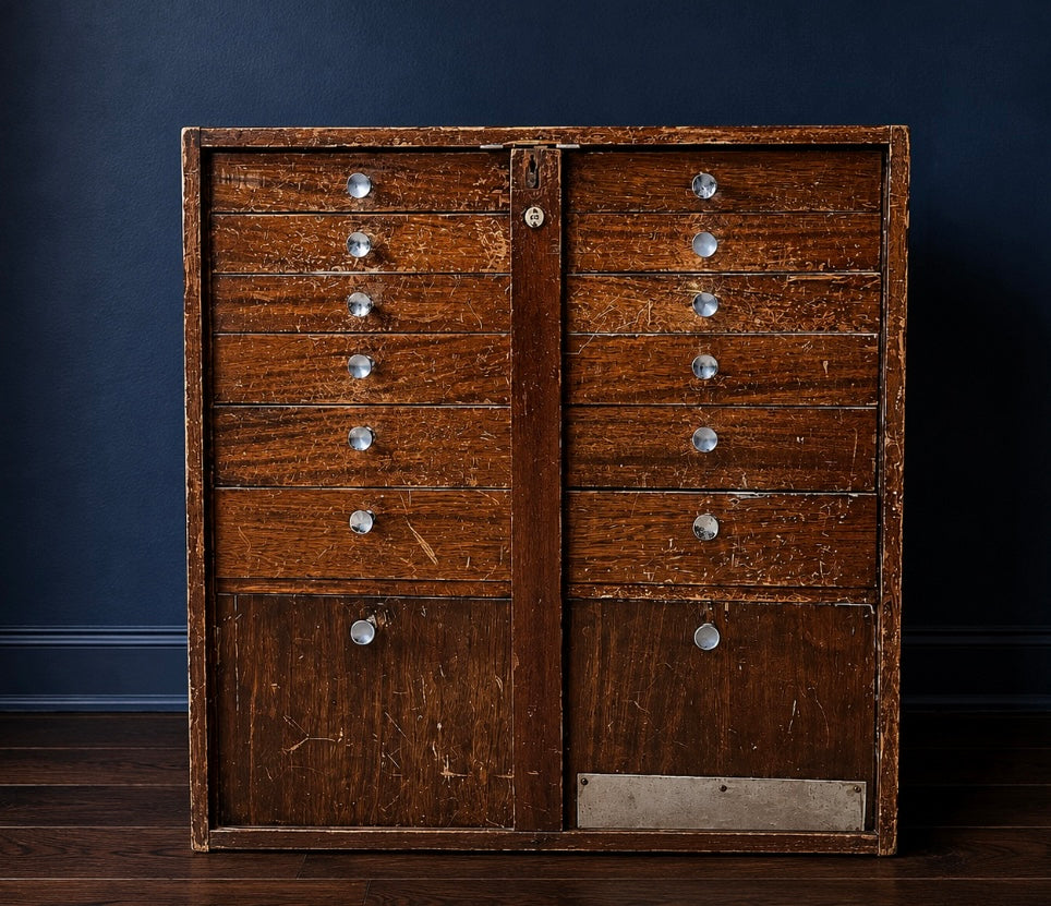 Reclaimed Dentistry Drawers c1931