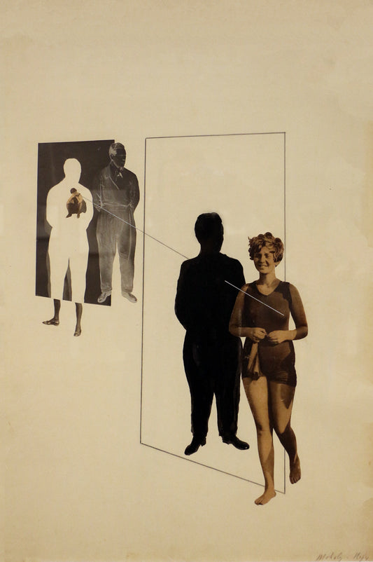 Laszlo Moholy Nagy -  'Past present and future'  Bauhaus  poster c1927