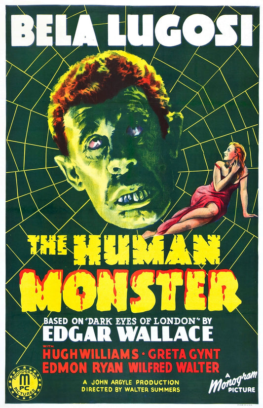 Human monster movie poster - Bela Lugosi