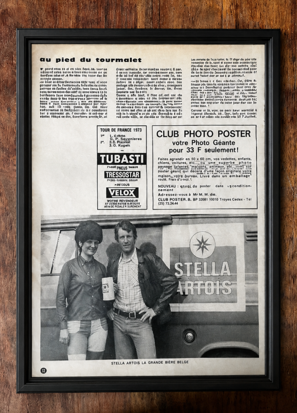 Vintage Advertising Print - Stella Artois, Original 1973