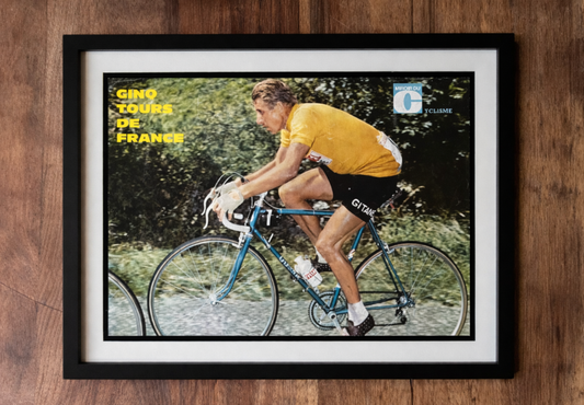 Vintage cycling poster Jacques Anquetil 1964