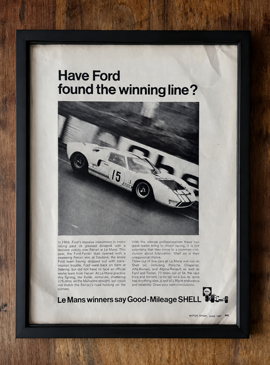 Ford Le Mans original vintage advertisement c1967
