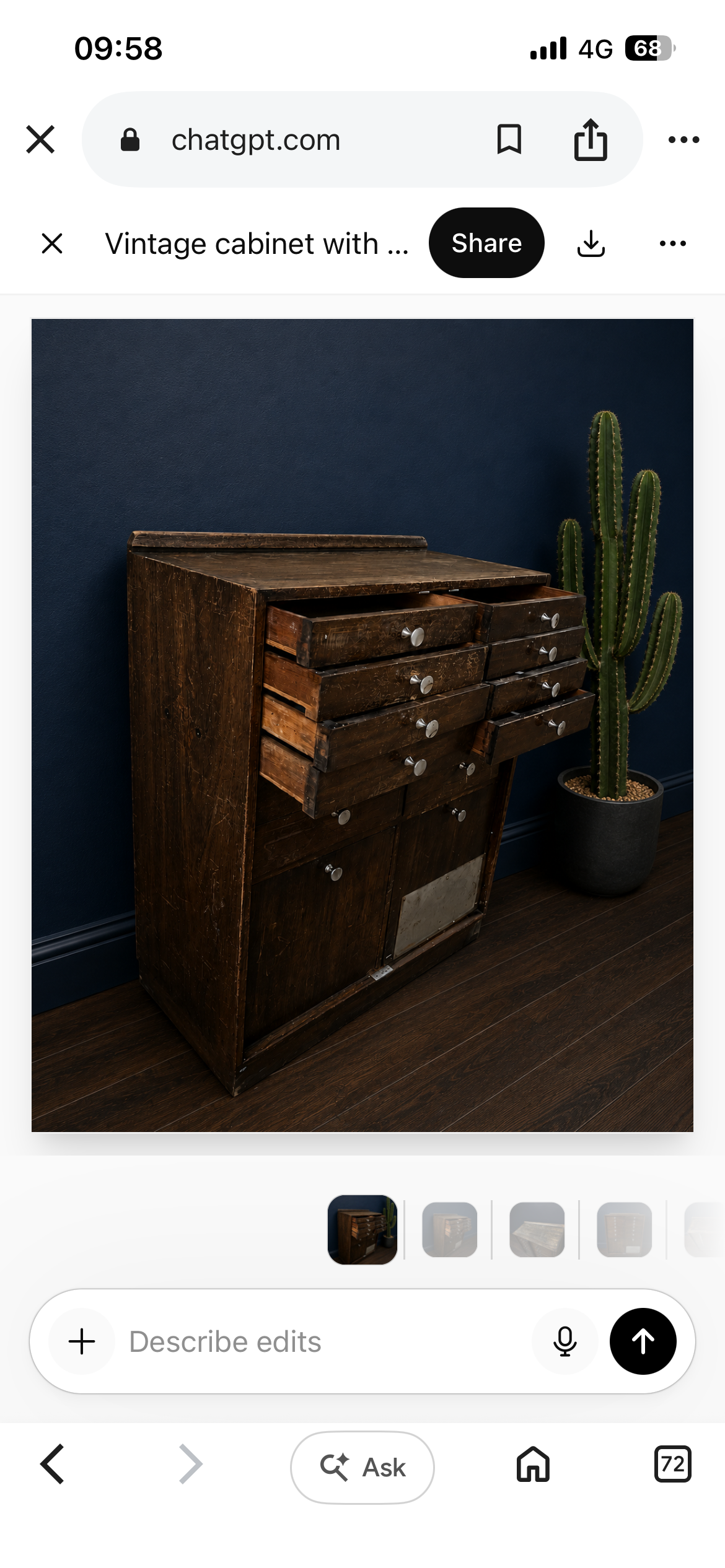 Reclaimed Dentistry Drawers c1931