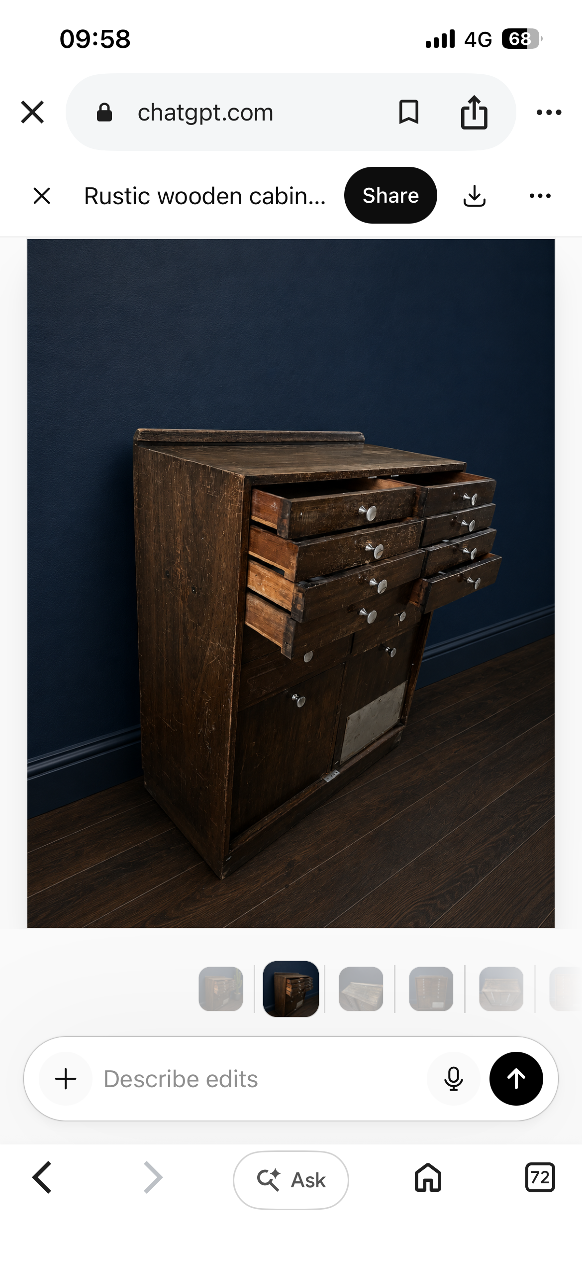 Reclaimed Dentistry Drawers c1931